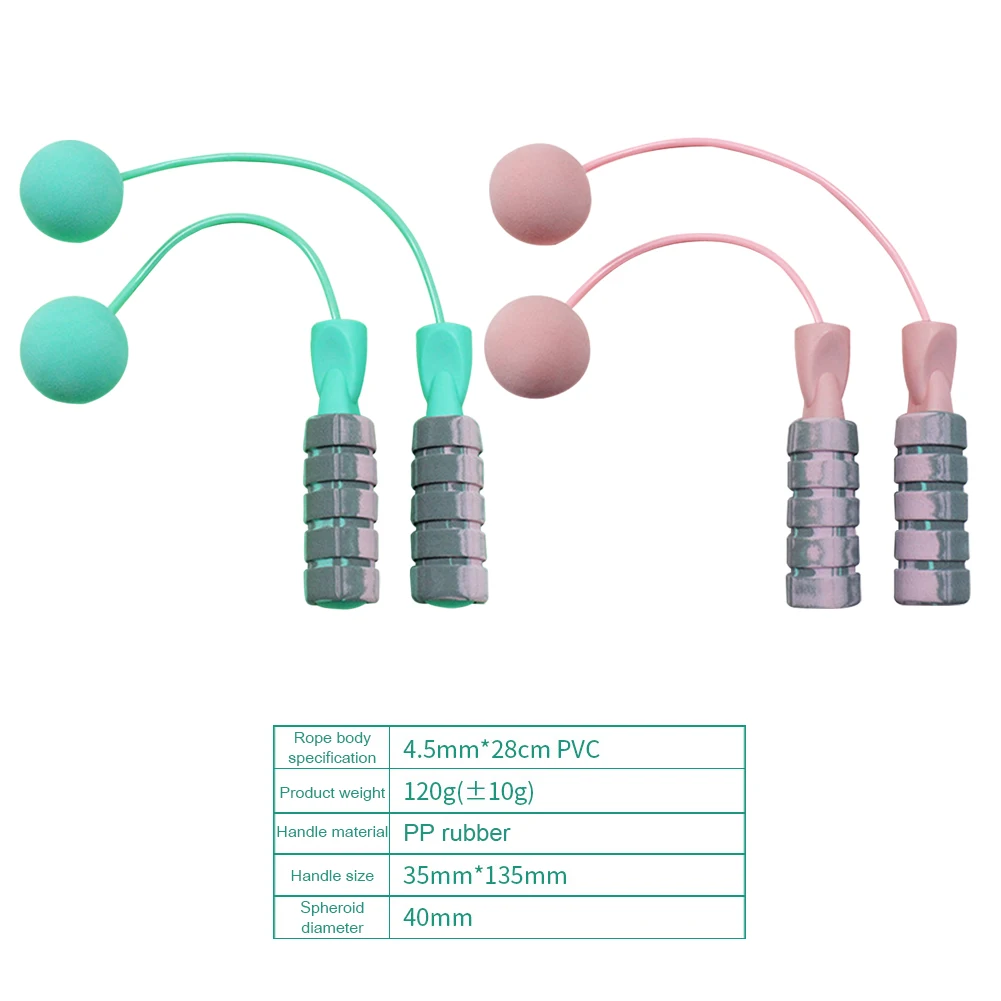 

Cordless Skipping Fitness Weight Loss Exercise Fat Burning Children Adult Girls Indoor Wireless Rope + Cordless Ball Jump Rope