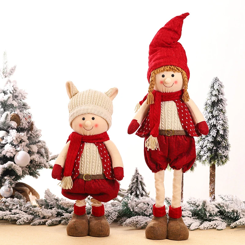 1pc Cartoon Elf Christmas Boys Girls Doll Toy Home New Year Party Table Desk Decor Hotel Shopwindow Xmas Pendant Ornaments | Дом и сад