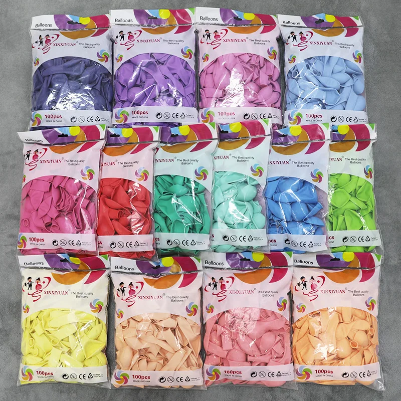 

100pcs 10inch Macaron Color Latex Balloons Festival Birthday Party Decor Balloons Sweet Colorful Wedding Party Supplies Balloon