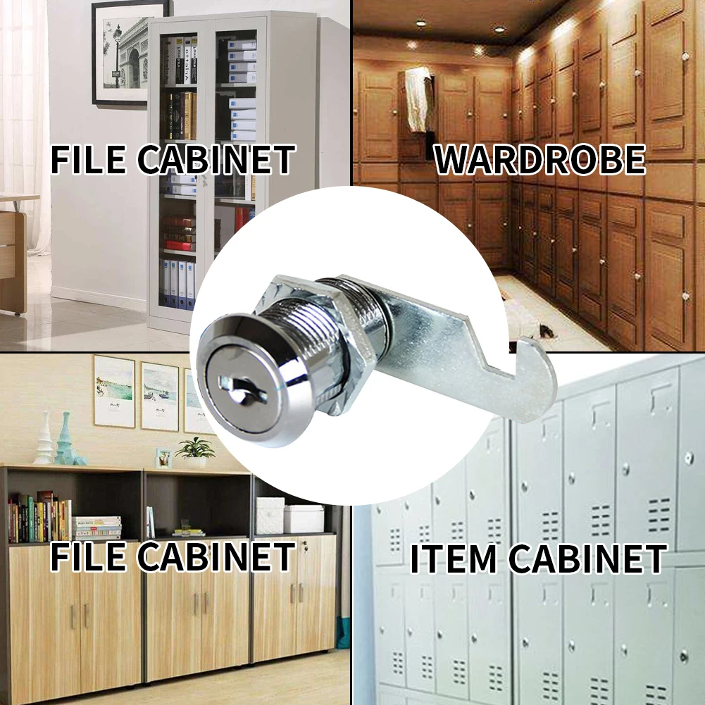 Security Mailbox Anti Lost Post Silver Home Cupboard Hardware Cam Lock Drawer With Key Zinc Alloy Universal Cabinet Door | Обустройство