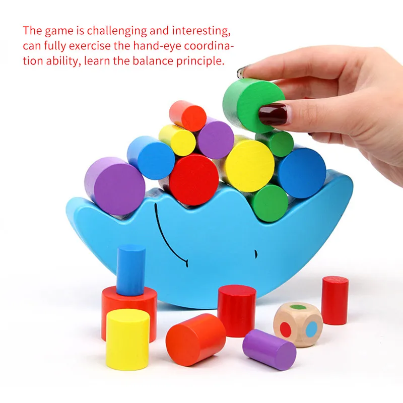 Балансирующая игра развивающие игрушки искусственная деревянная игрушка