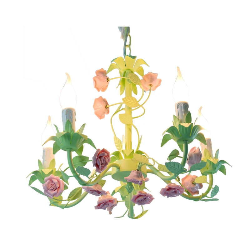 

American Country Personality Pastoral Dining Room Bedroom Pendant Light Bed hanglamp