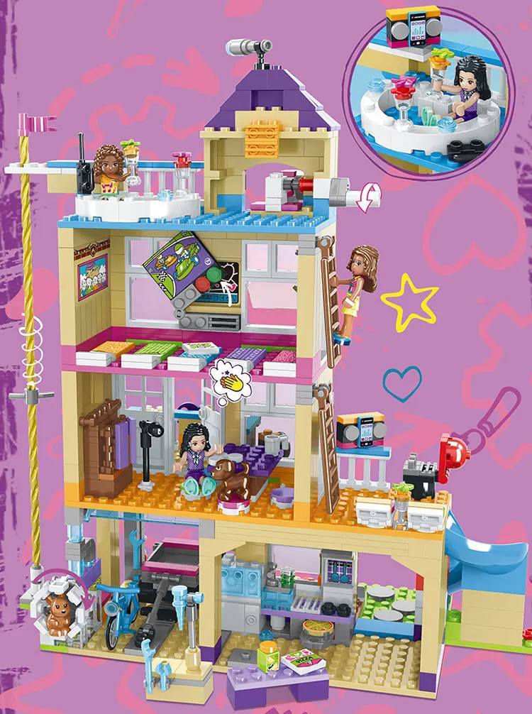 865 шт. Детский конструктор Друзья | Игрушки и хобби