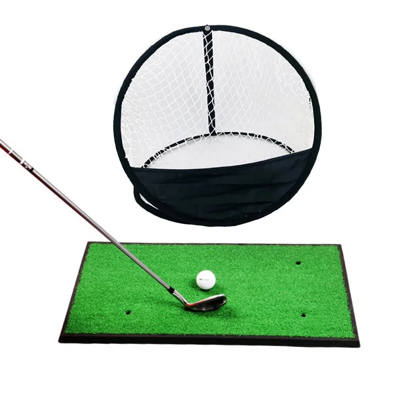 

Golf Chipping Practice Net Golf Pop-UP Indoor Outdoor Chipping Pitching Cages Mats Practice Easy Net Golf Training Aids Network