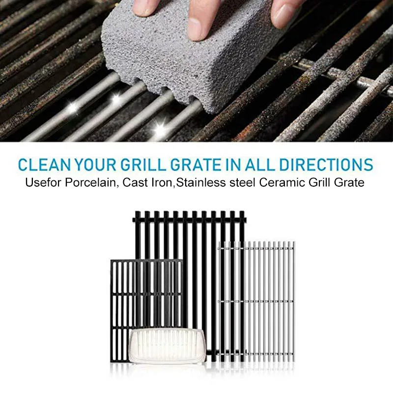 3 шт. антискользящие кирпичи для чистки барбекю и гриля|Щетки очистки| |