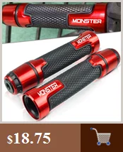 Для поездок на мотоцикле Ducati MONSTER 695 696 795 796 797 821 1200 1200S 1100/S/EVO 7/" Мотоцикл с ЧПУ руль ручной акустическая система класса гелевая ручка