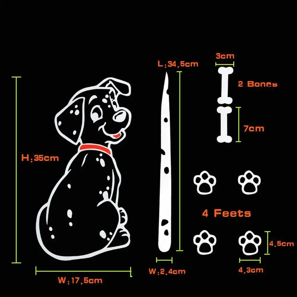 

Fashion Cute Puppy Dog Car Cartoon Animal Sticker Moving Tail Auto Stickers Reflective Car Styling Rear Wiper Decals