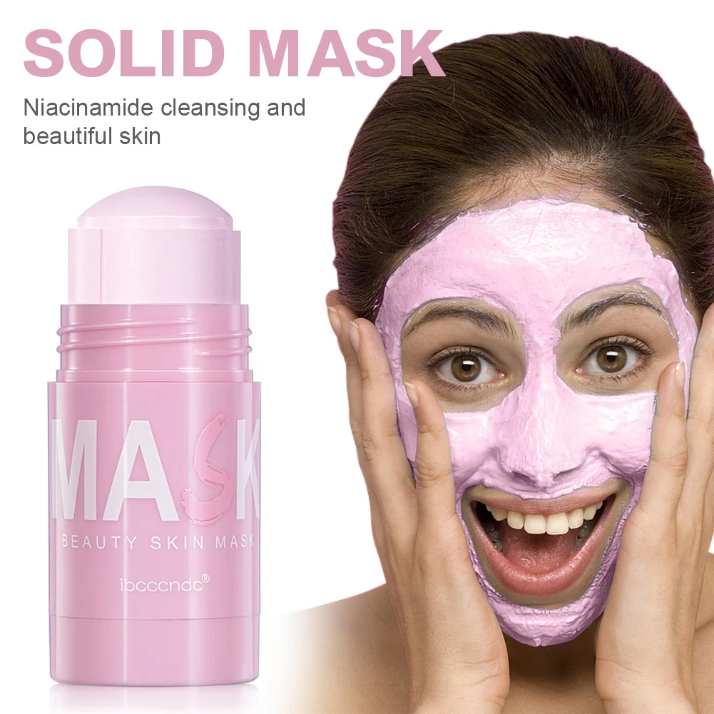 

Маска из розовой глины, средство для глубокого очищения пор, средство для удаления черных точек кожи, маска подходит для всех типов кожи