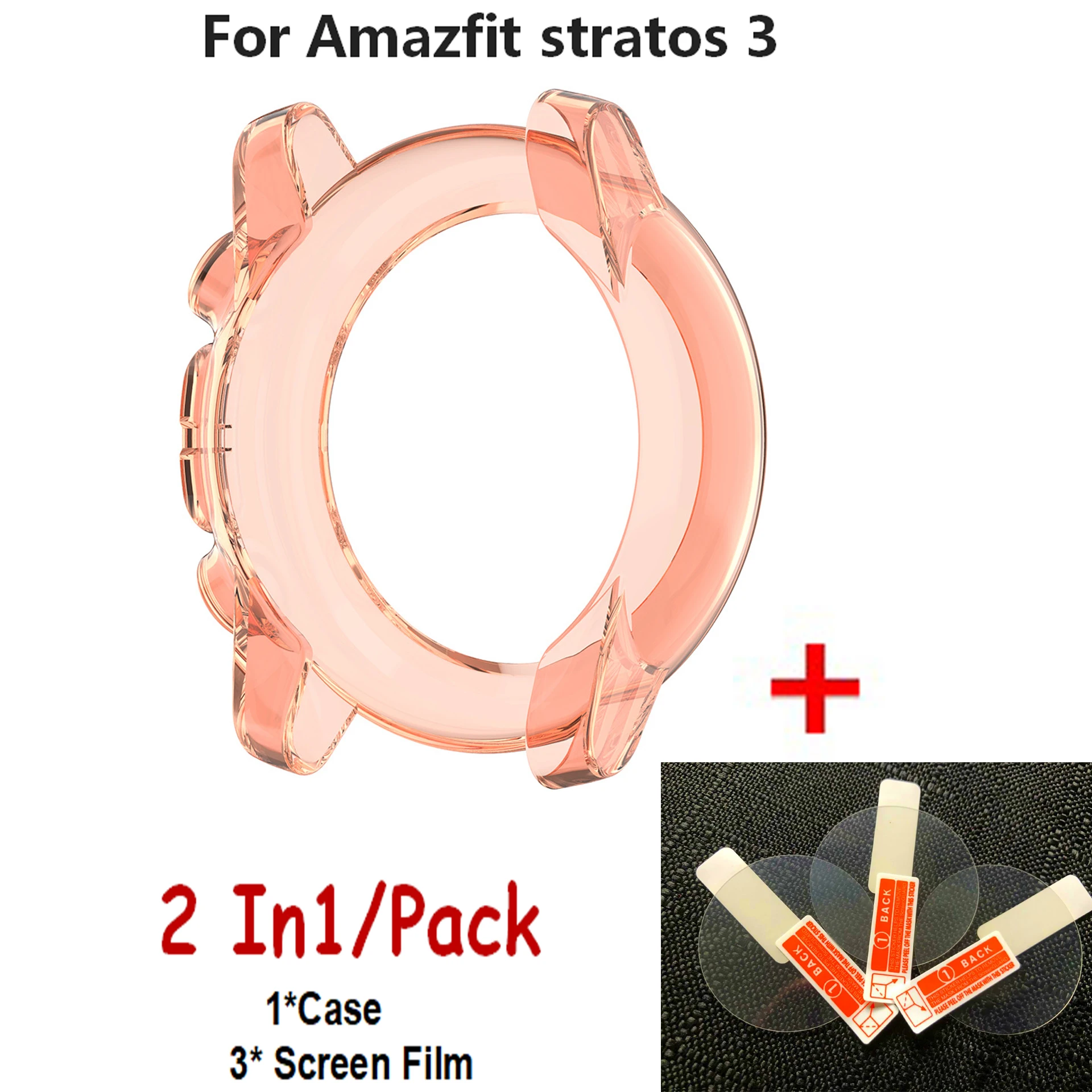 Закаленное защитное стекло для экрана Xiaomi Huami Amazfit stratos 3 ремешок часов ТПУ