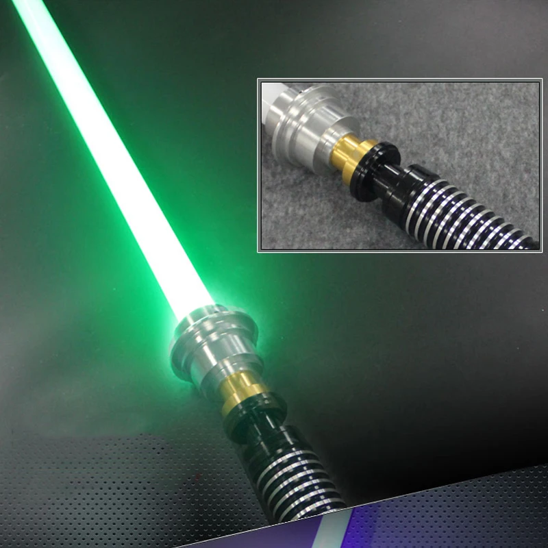 

High Quality Hot Lightsaber Metal Material Black Series With Light Saber Sword 110 cm Length With LED Charge Boy Birthday Gift