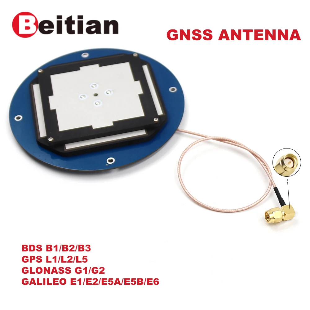 BEITIAN GLO G1/G2 GAL E1/E2/E5a/E5b/E6 BDS B1/B2/B3 GPS L1/L2/L5 CORS RTK GNSS антенна BAW 3730|Приемник и GPS| |