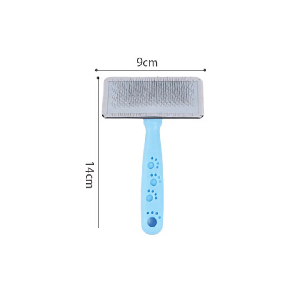 

1 Pcs Dog Cat Brush Combs Stainless Steel Hair Loss Needle Comb Pet Grooming Slicker Brush Pet Rake Comb Beauty Cleaning Brush