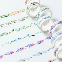 1pcs coloring jellyfish hand account album decorative water color washi tape office adhesive tape1 5cm7m manual material