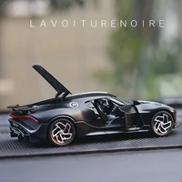 132 bugatti lavoiturenoire black dragon supercar toy alloy diecasts miniature model car toy vehicles model toys for children