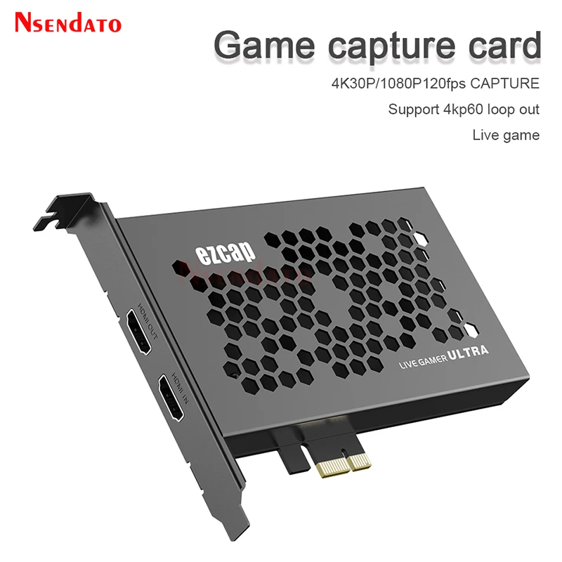 4K Hdmi PCIE Плата видеозахвата с петлей 1080p 60fps HDR 240fps capturadora видеозахват игровое устройство для прямой трансляции