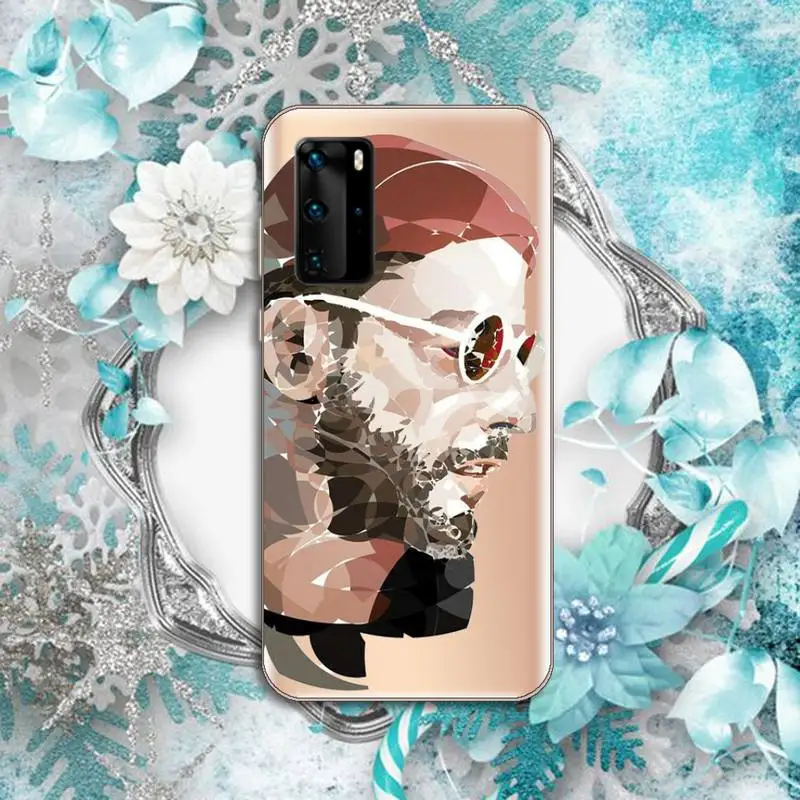 

Leon Matilda Phone Case Transparent for Huawei P honor 8 10i 20 30 40 smart 2019 high quality Anti-fall capa