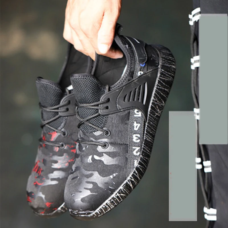 Нескользящие неразрушаемые рабочие ботинки Уличная износостойкая Рабочая обувь