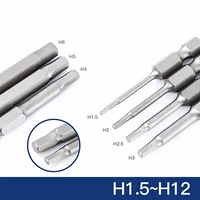 1pcs solid screwdriver drill bits length 65mm 14 inch hex shank hexagon head bits h1 5 h14 magnetic wrench tool