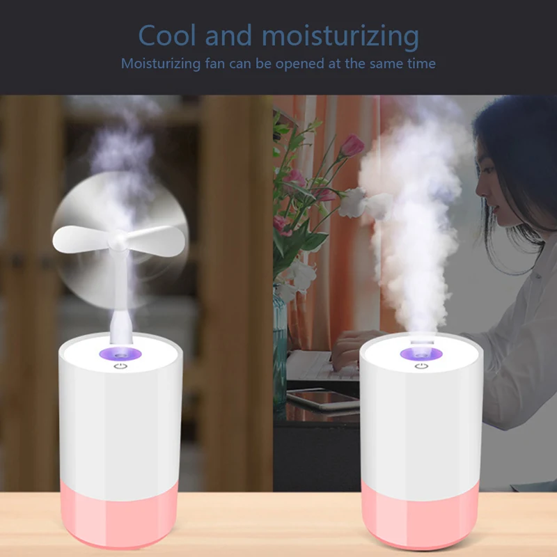 350 мл USB увлажнитель воздуха Fogger Mist Maker светодиодный ночник мягкий светильник