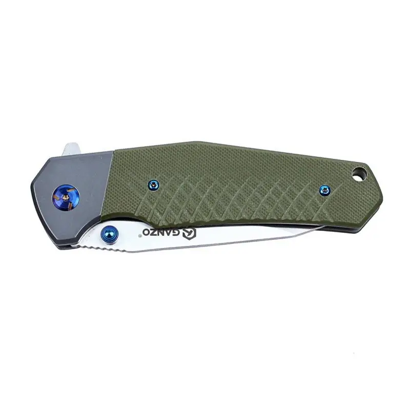 58-60HRC Ganzo G7491 440C Лезвие G10 ручка складной нож для выживания на открытом воздухе