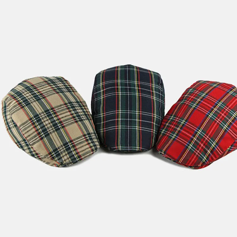 New Men British Style Black Wool Berets Cap Peaked Cap Autumn Winter Tide Gentleman Art Hat