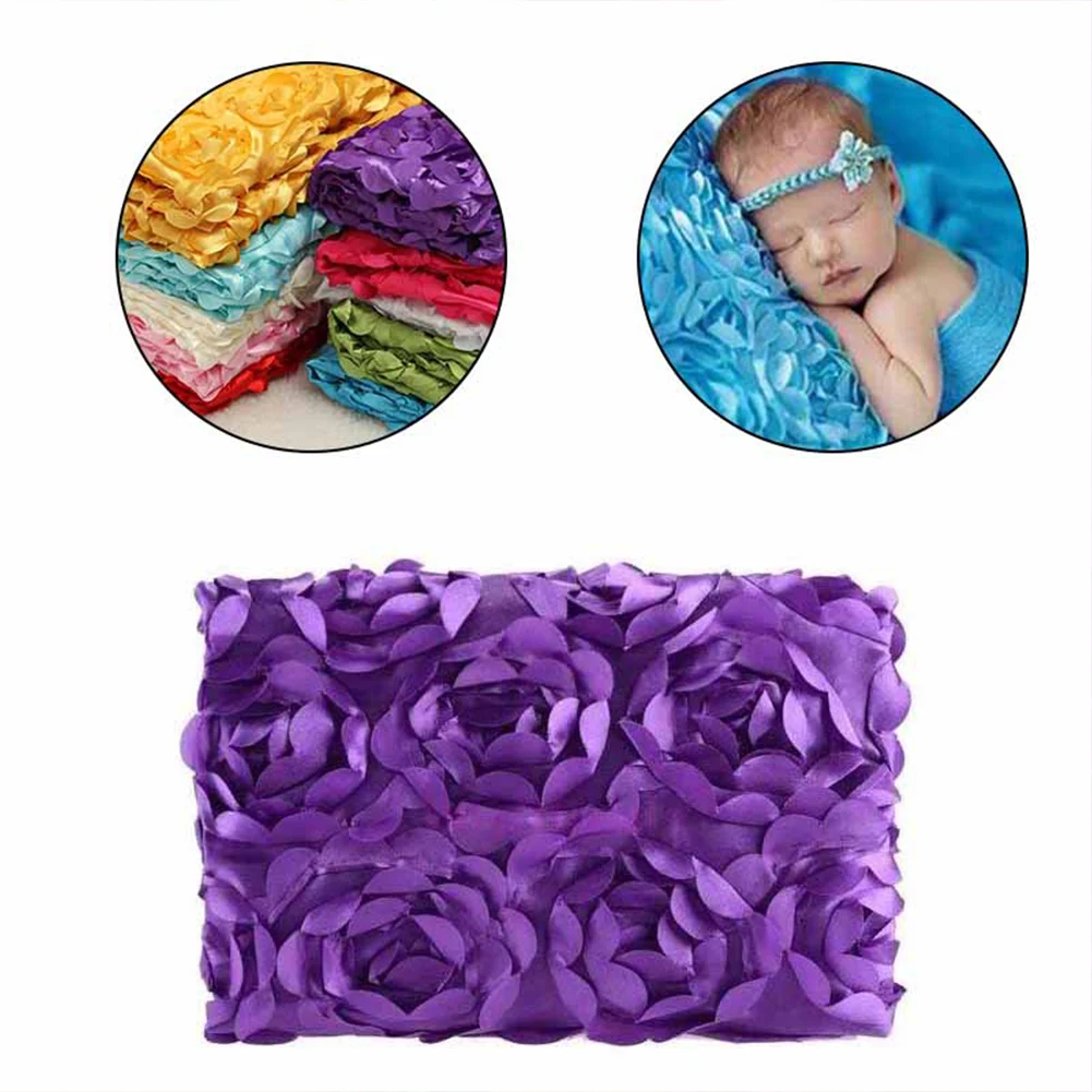 Brand New Photo Props Child Photography Baby Photo Selfie Props Rose Blanket Beautiful Comfortable Perfect For Basket Stuffers