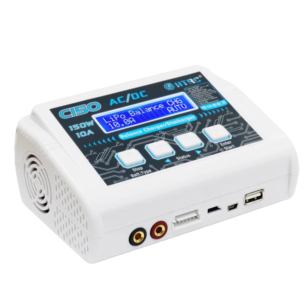 HTRC C150 lipo зарядное устройство AC/DC 150 Вт 10A RC батарея баланс смарт для LiPo LiHV жизнь Lilon