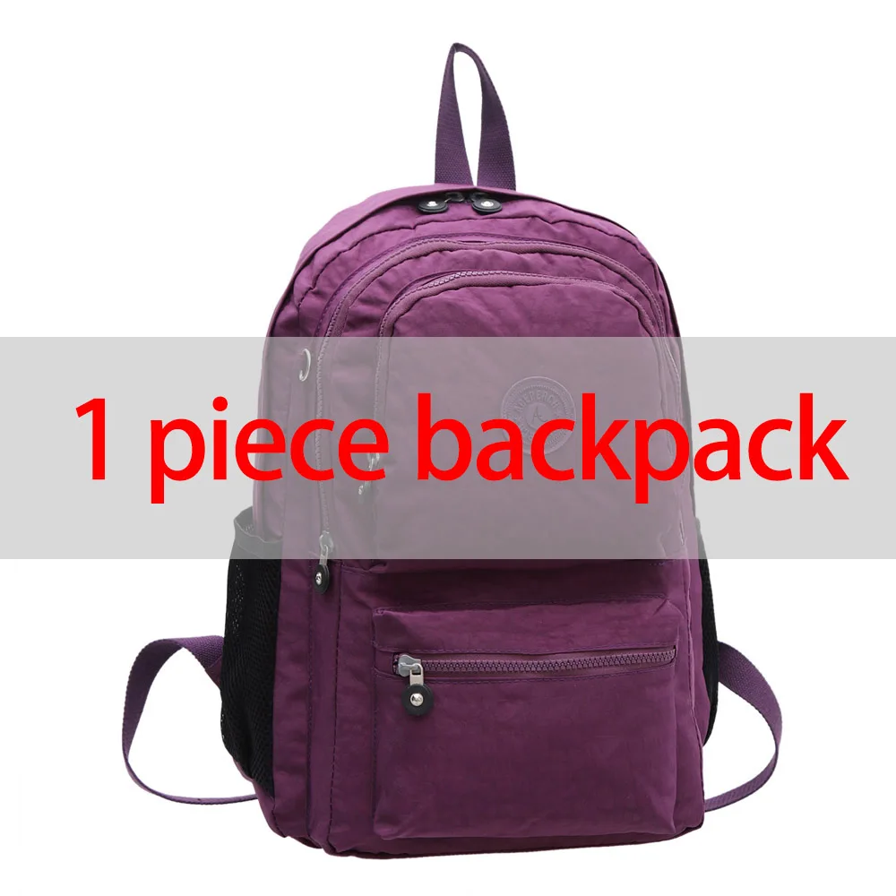 1 piece Purple ACEPERCH Повседневный Bolsa водонепроницаемый 15,6 дюймовый ноутбук школьный рюкзак для девочки-подростка Mochila Escolar - Цвет: 1 piece Purple