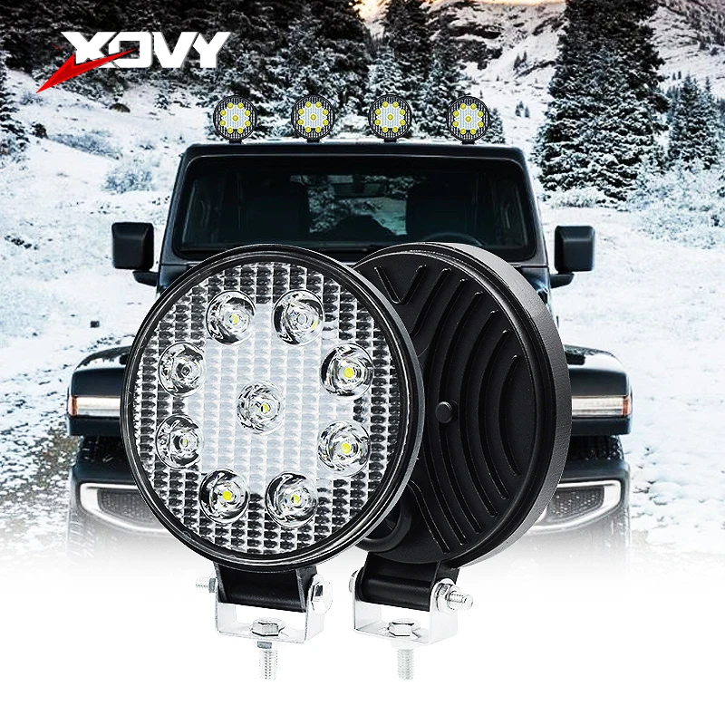 2 шт. алюминиевые светодиодные фары 27 Вт 9 светодисветильник Дов 12 В/9 36 в толщина 20