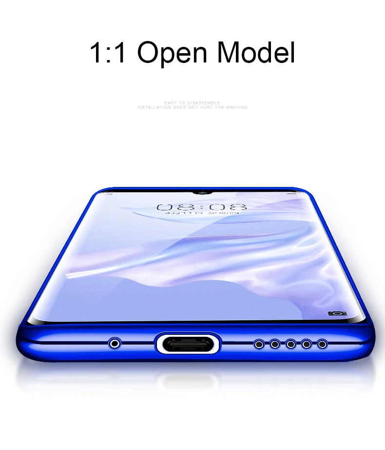 Ультратонкий чехол для телефона huawei P30 Pro P20 mate 20 lite P Smart Z Plus Мягкий силиконовый прозрачный 3D лазерный чехол с покрытием