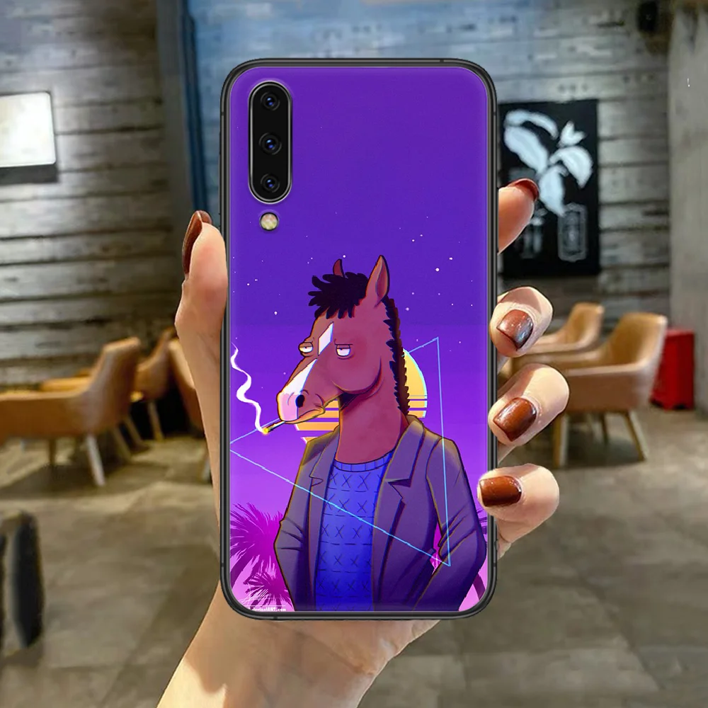 

Cartoon Horse BoJack Mans Phone Case For For SamSung Galaxy A M 5 8 10 20 30 31 40 50 51 70 71 80 S E Black black Funda Trend