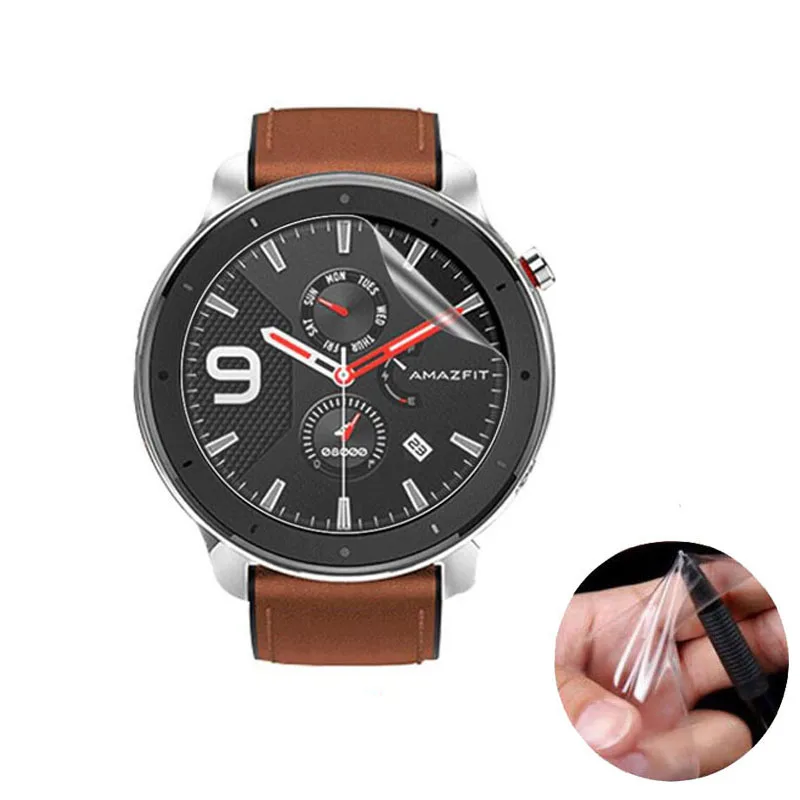 5 шт. мягкая прозрачная защитная пленка для AMAZFIT GTR спортивные часы 42 мм 47 умные