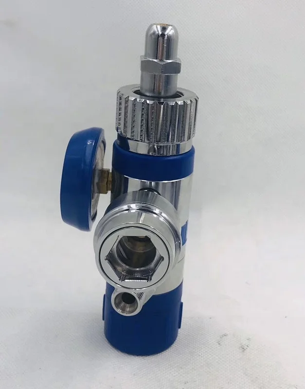 

compact type medical CGA540 oxygen regulator with DISS output for breathing machine