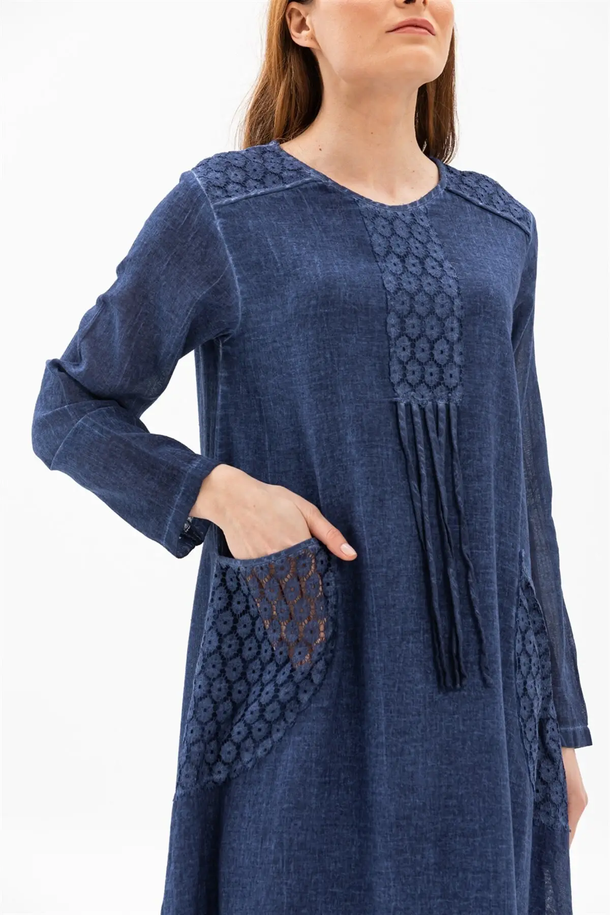 

Chile Long Sleeve Dress Cloth Mystery Fashion Muslim Women Hijab Dress