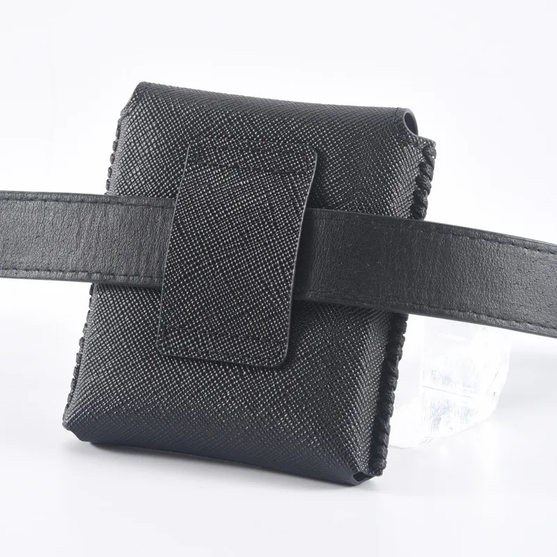 Genuine Leather Case Pouch For Samsung Galaxy Z Flip 3 Protective for Motorola Razr 5g Bag | Мобильные телефоны и