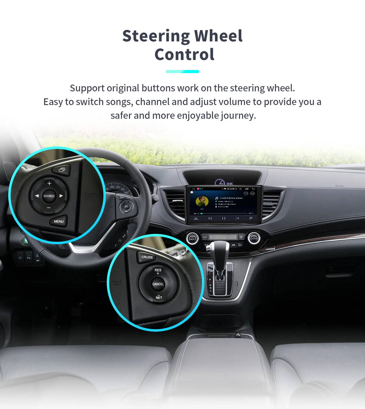 Радуясь 1 Din Android автомобильный Авторадио для Honda CRV 2012- 10," Автомобильный gps навигатор стерео плеер Wifi Bluetooth USB аудио DSP