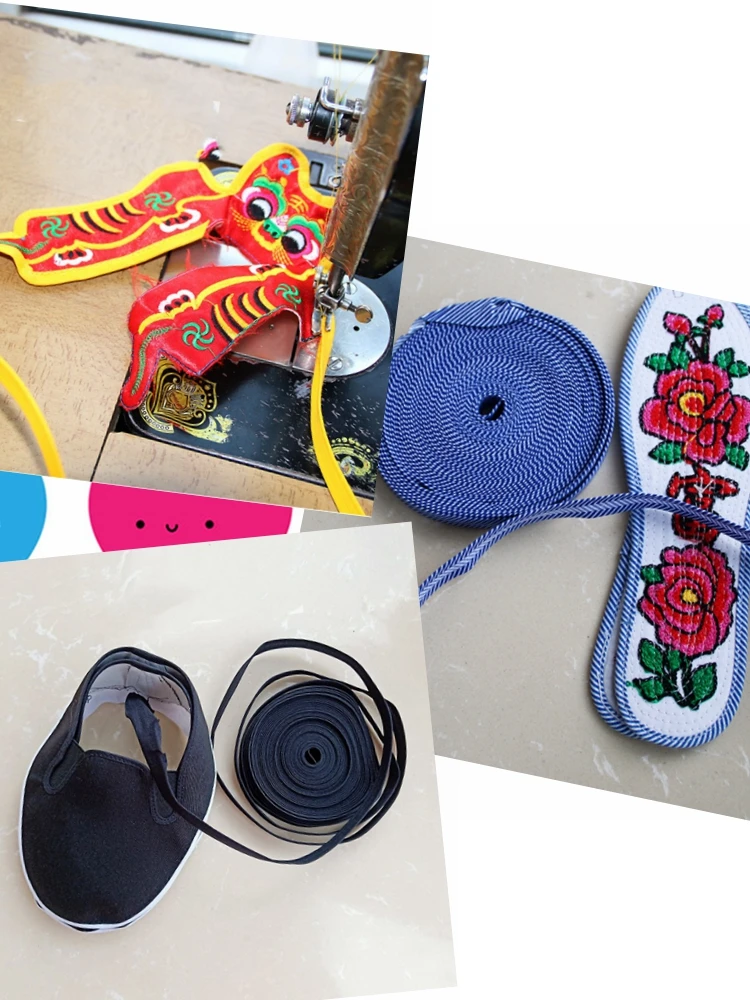 Хлопковая лента с отверстиями шириной 15 мм и 5/8 дюйма глазурованная Одиночная