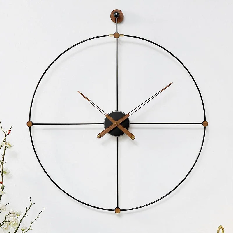 Creative minimalist wall clock living room home fashion modern art personality big | Электроника
