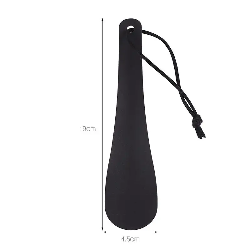 

1Pc Pratical Shoehorn Stainless Steel Shoe Horn Shapely Soft And Smooth Spoon Shoes Lifter Tool 19CM Black Sliver Dropshipping
