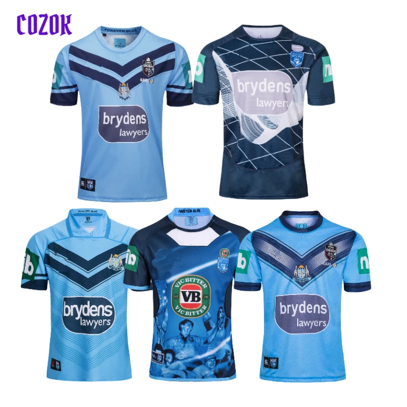 

Футболка для регби COZOK NSW Блюз 2020 размер: стандартная футболка 5XLs