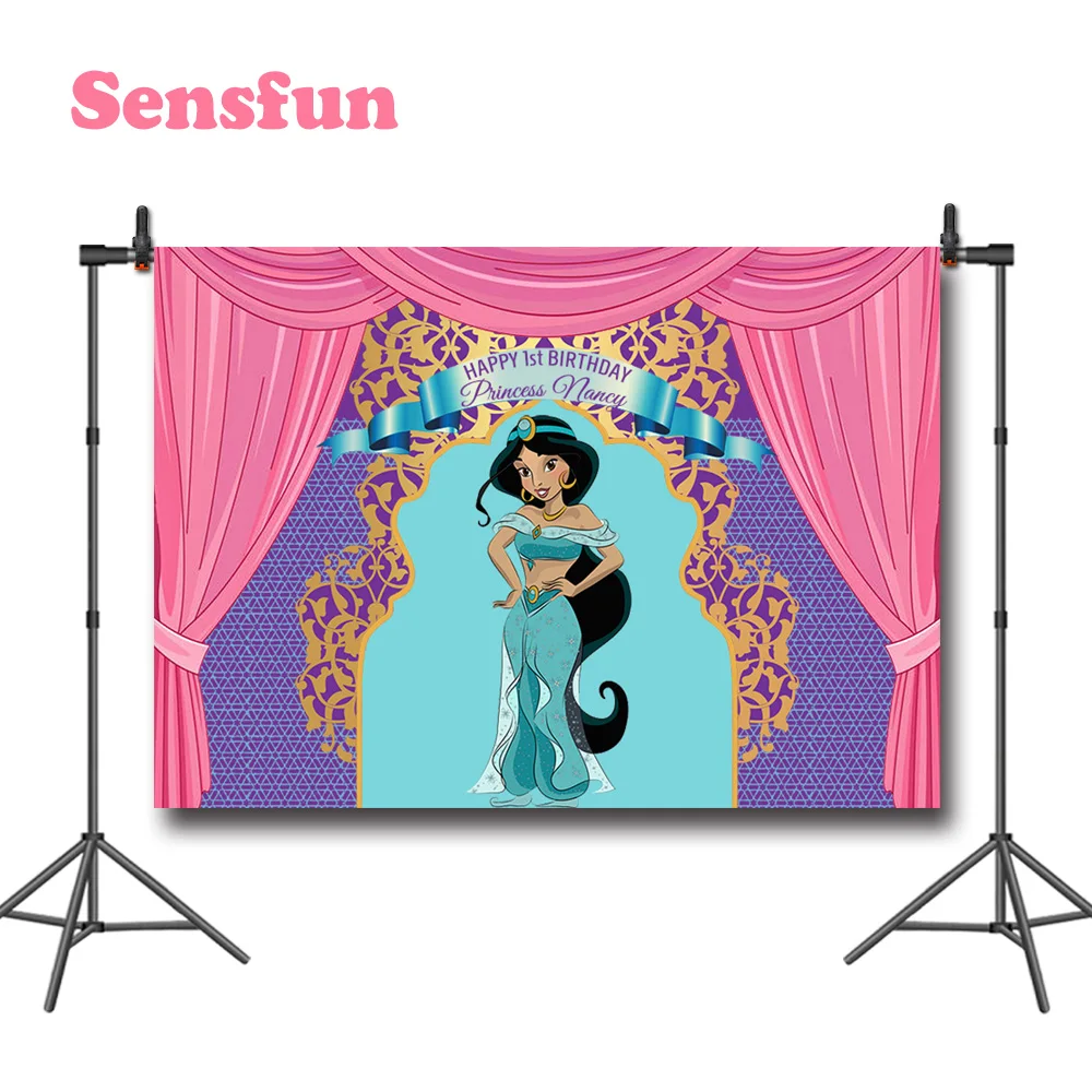 Sensfun Аладдин Принцесса Жасмин фон для фотографии девушка день рождения фото