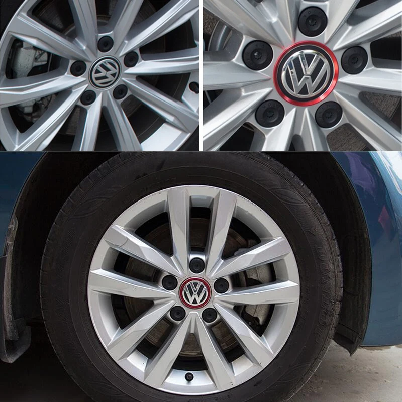 4 шт. декоративные кольца для VW Volkswagen Golf Polo jetta | Автомобили и мотоциклы