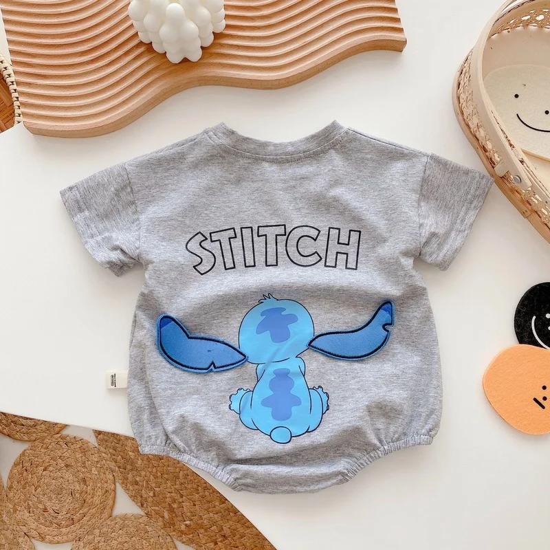 

Summer 2021 Newborn Cotton Clothes Toddler boys cartoon short sleeve Loose Bodysuits Children Rompers
