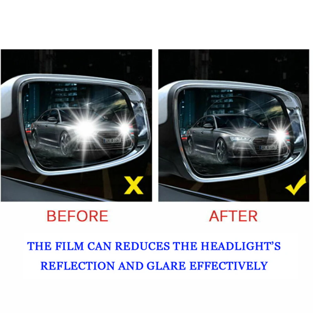 Новинка 2 пары автомобильная анти Водяная противотуманная пленка