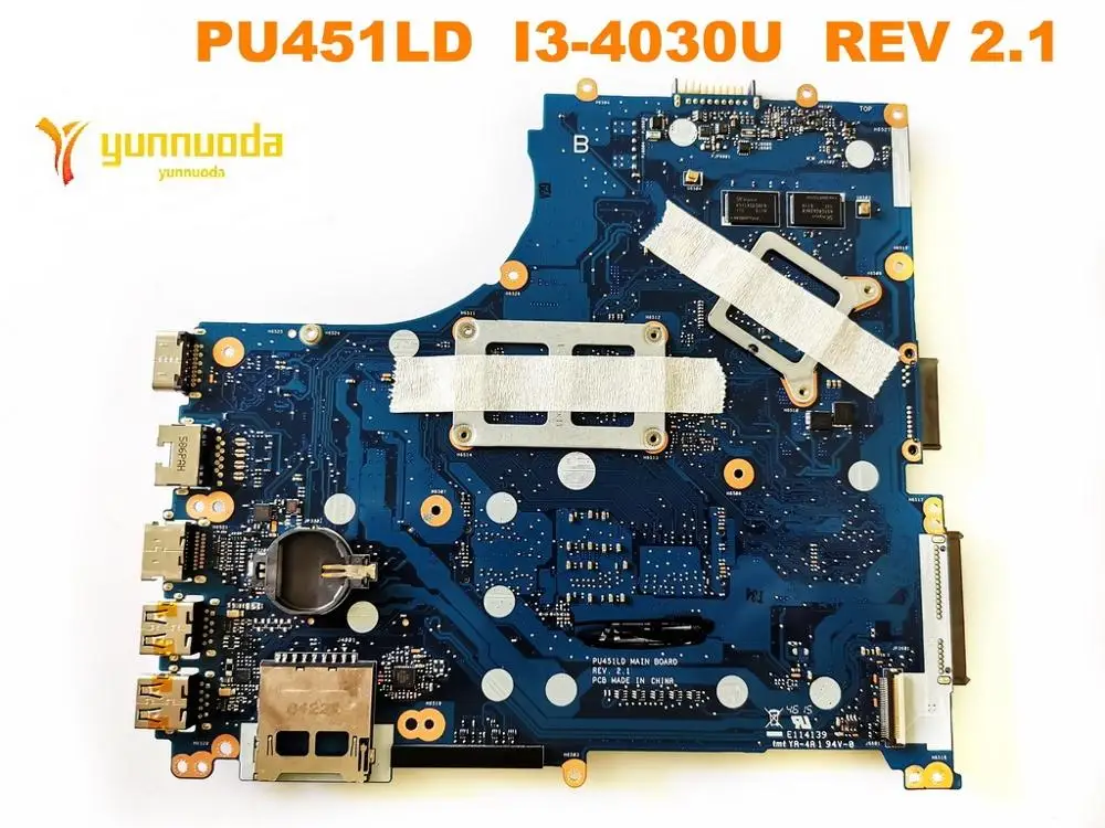 Оригинальная материнская плата для ноутбука ASUS PU451LD модель I3 4030U REV 2 1