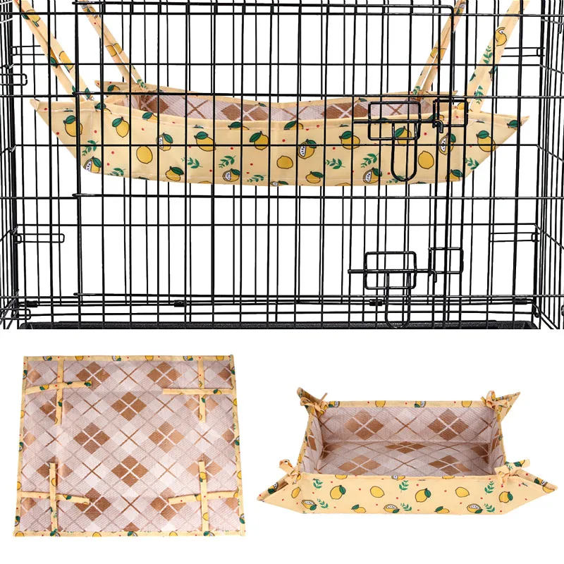 Летний охлаждающий коврик для домашних животных гамак из вискозы собак и кошек