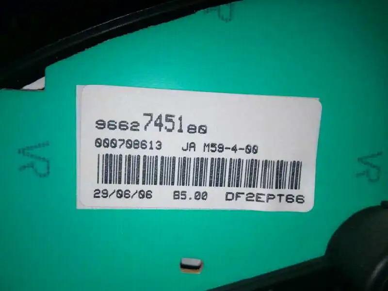 9662745180 000708613 Peugeot Partner 1.9 D instrument box (69 Cv) (used) | Автомобили и мотоциклы