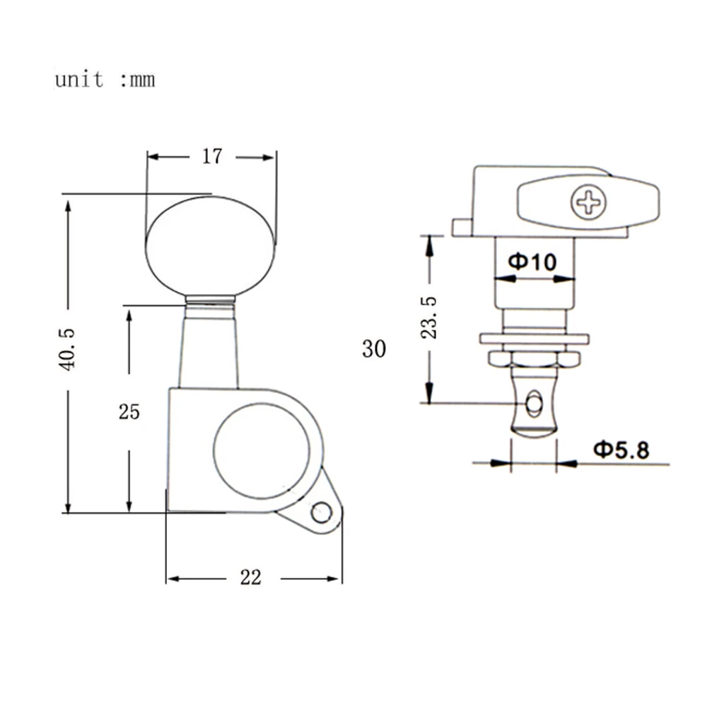 6 шт. правая левая рука Гитарные тюнеры тюнинг ключи колышки для акустической
