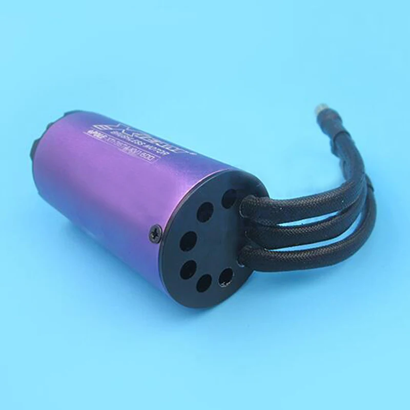 1 шт. Max 2500W 4-полюсный 3674 бесщеточный мотор KV1600 5 мм вала водяного охлаждения мотора