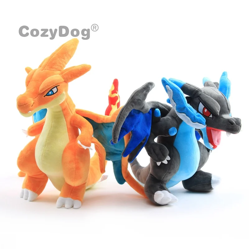 30-35 см Япония Аниме Charizard центр мегаэволюция плюшевые игрушки кукла блестящая Charizard X& Y плюшевая игрушка детский подарок на день рождения